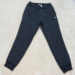 Polo Ralph Lauren Joggers Women XS Charcoal Heather Fleece Sweatpants Slim Fit